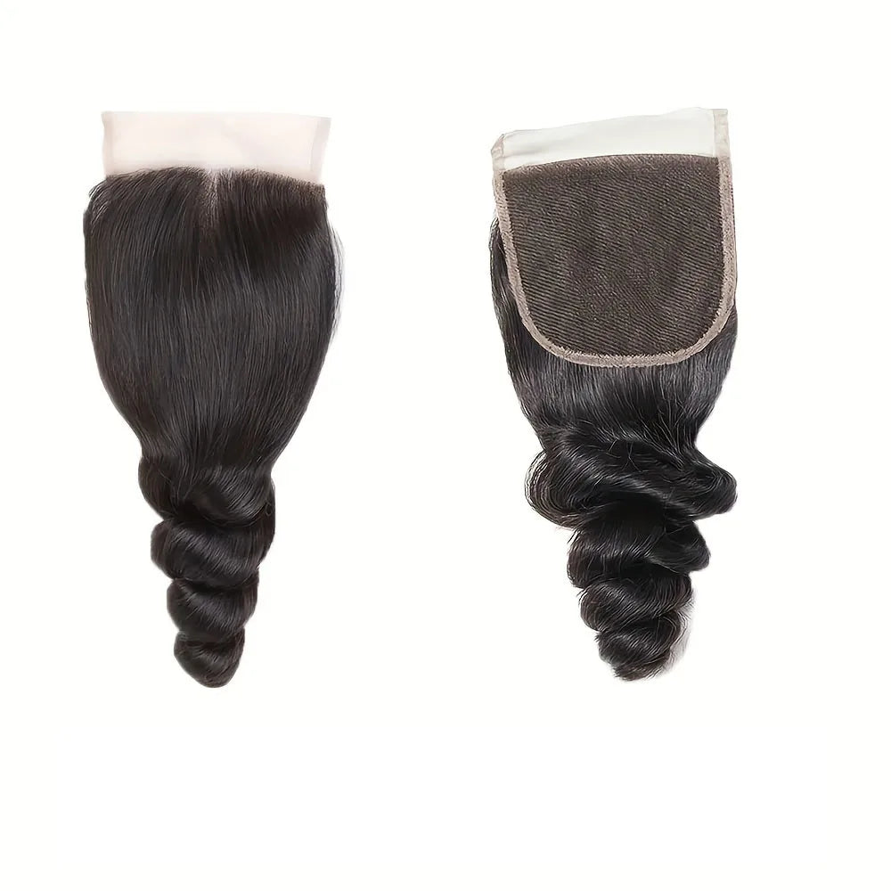 Loose Wave 13X4 Lace Frontal Pre-Plucked 8-22 Inch 100% Human Hair Wig Body Wave 4x4 Lace Closure 150% Density For Black Women