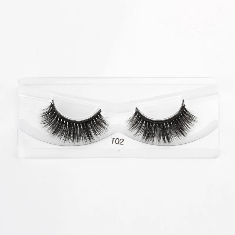 Magnetic Eyelashes 3D Mink Eyelashes Magnetic Eyeliner Magnetic 3D Lash Short False Lashes Lasting Handmade Eyelash Makeup Tools