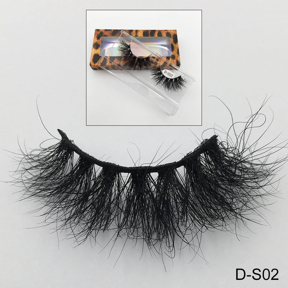 USA Import tariff included Lashes Mink Eyelashes Real Mink Hair Fluffy Messy Soft Natural Lashes Makeup 3d Mink Lashes
