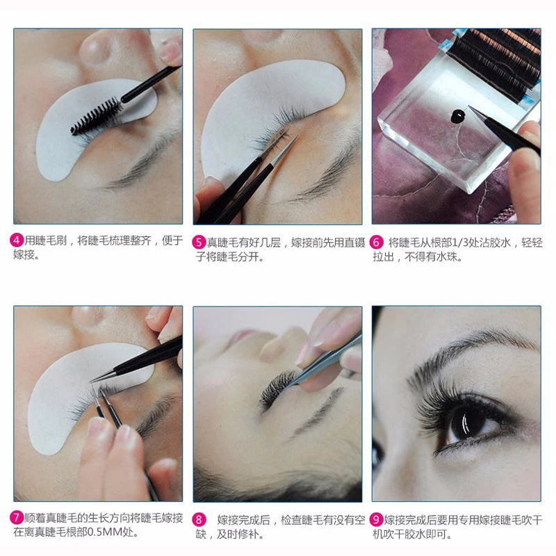 Silk Eyelashes Extension Fashion Dovetail Fly Eyelash Fish Tail False Eye Lashes Makeup Tool