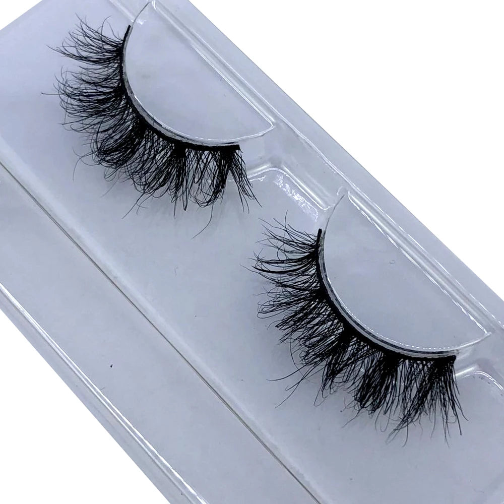 Bulk 3D Faux Mink Eyelashes Natural Thick Long False Eyelashes Wholesales Dramatic Fake Lashes Makeup Extension Eyelashes