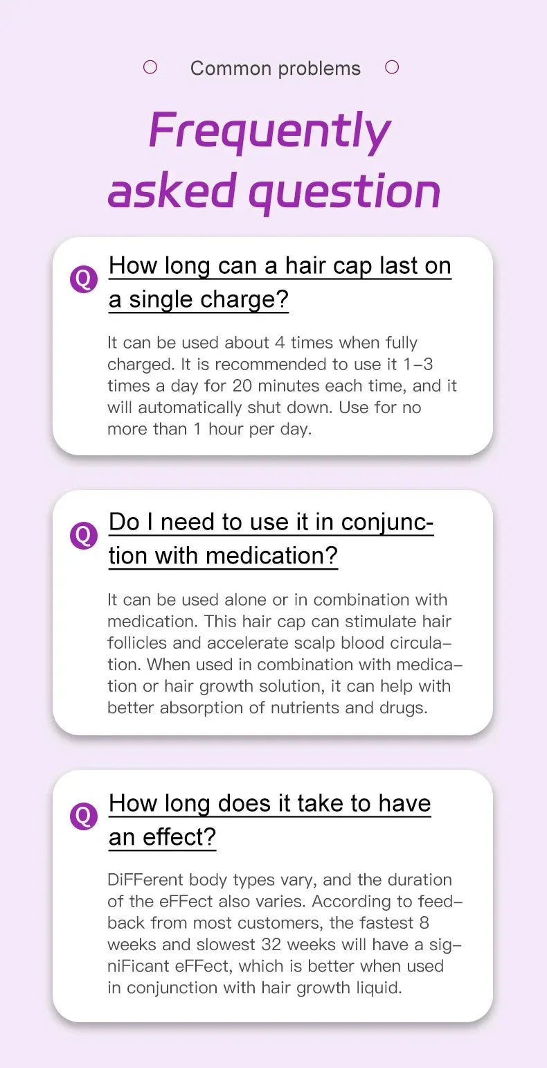 Hair care instrument, oil control hair follicle care, hair care, hair health, anti-hair loss cap, gifts