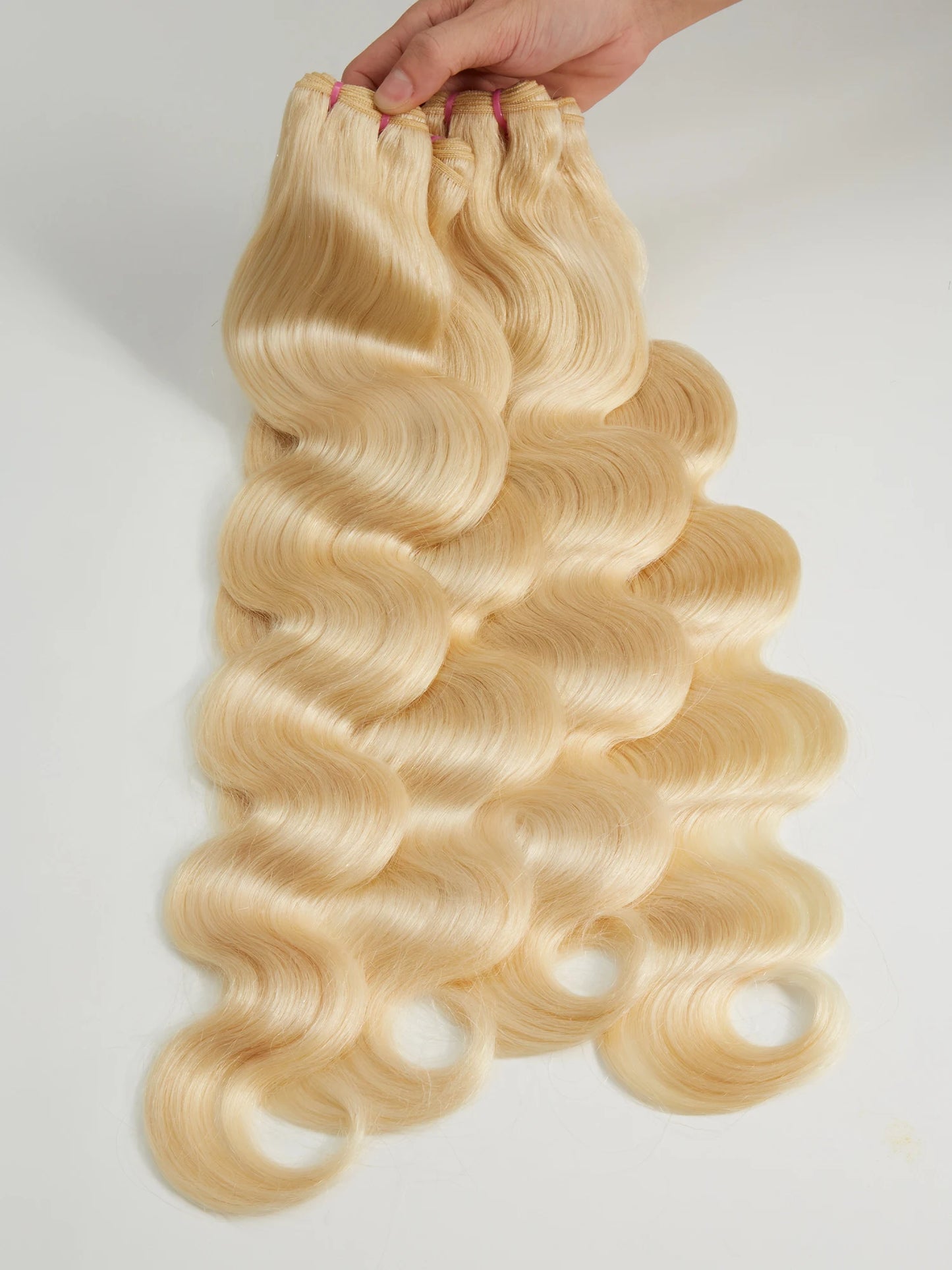 613 Body Wave Bundles Hair Extension Omber Blonde Human Hair Bundles 3/4 Pcs/Lot 100% Human Hair Brazilian Hair Wavy Weave Remy