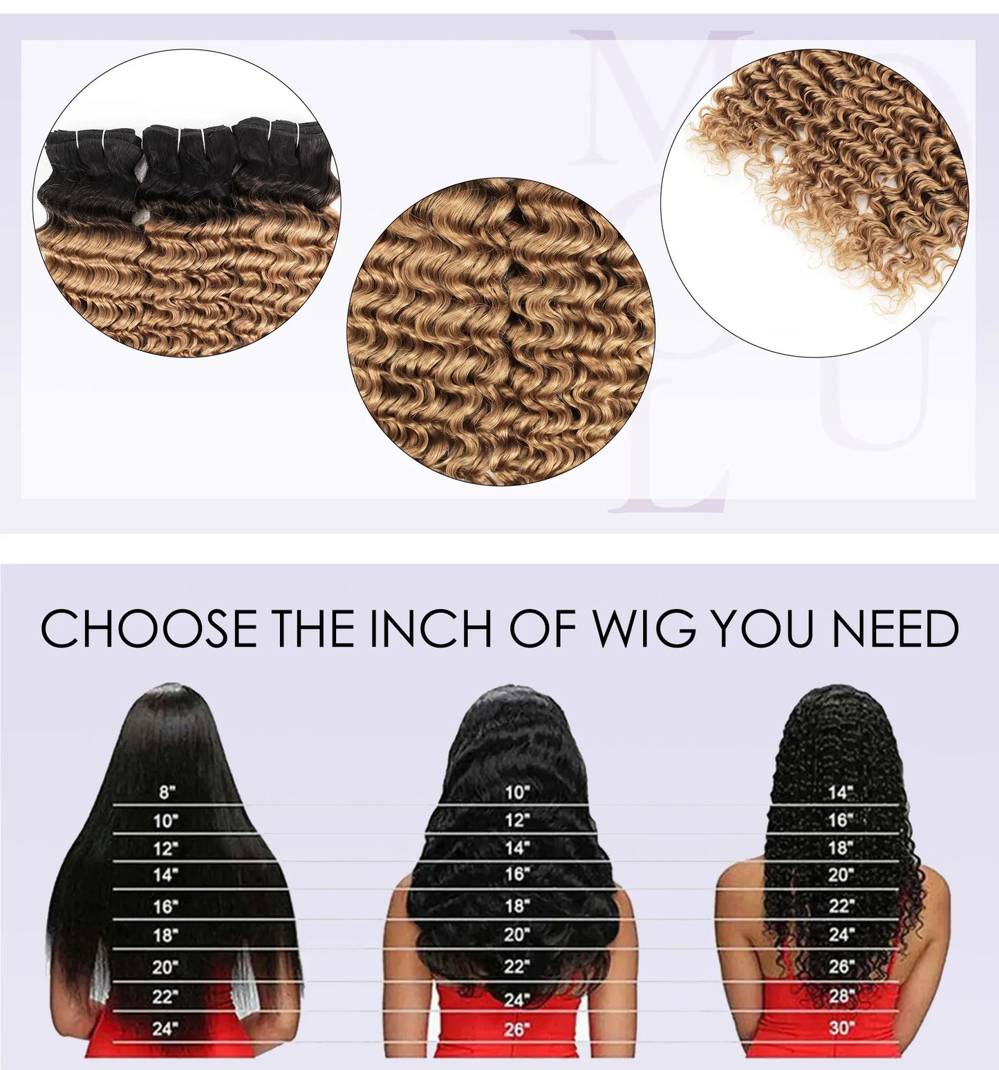 #1B27 Honey Blonde Bundles Deep Wave Hair Bundles Brazilian Hair Weave Human Hair Bundles Deep Wave Hair Bundles 3/4 Bundles