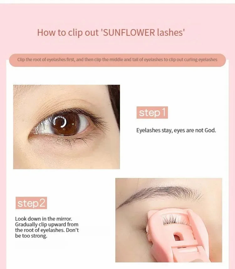 2 PCS Cat Claw Eyelashes Curler Long Lasting Professional for Women Makeup Accessories Tool Fit All Eyelash Shapes