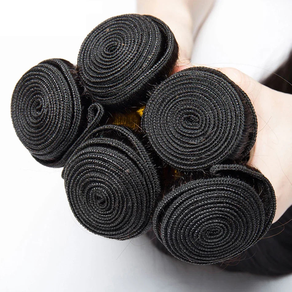 Peruvian Body Wave Human Hair Bundles Raw Virgin 100% Unprocessed Weave Human Hair Extensions 1 3 4 Bundles Deals Natural Color