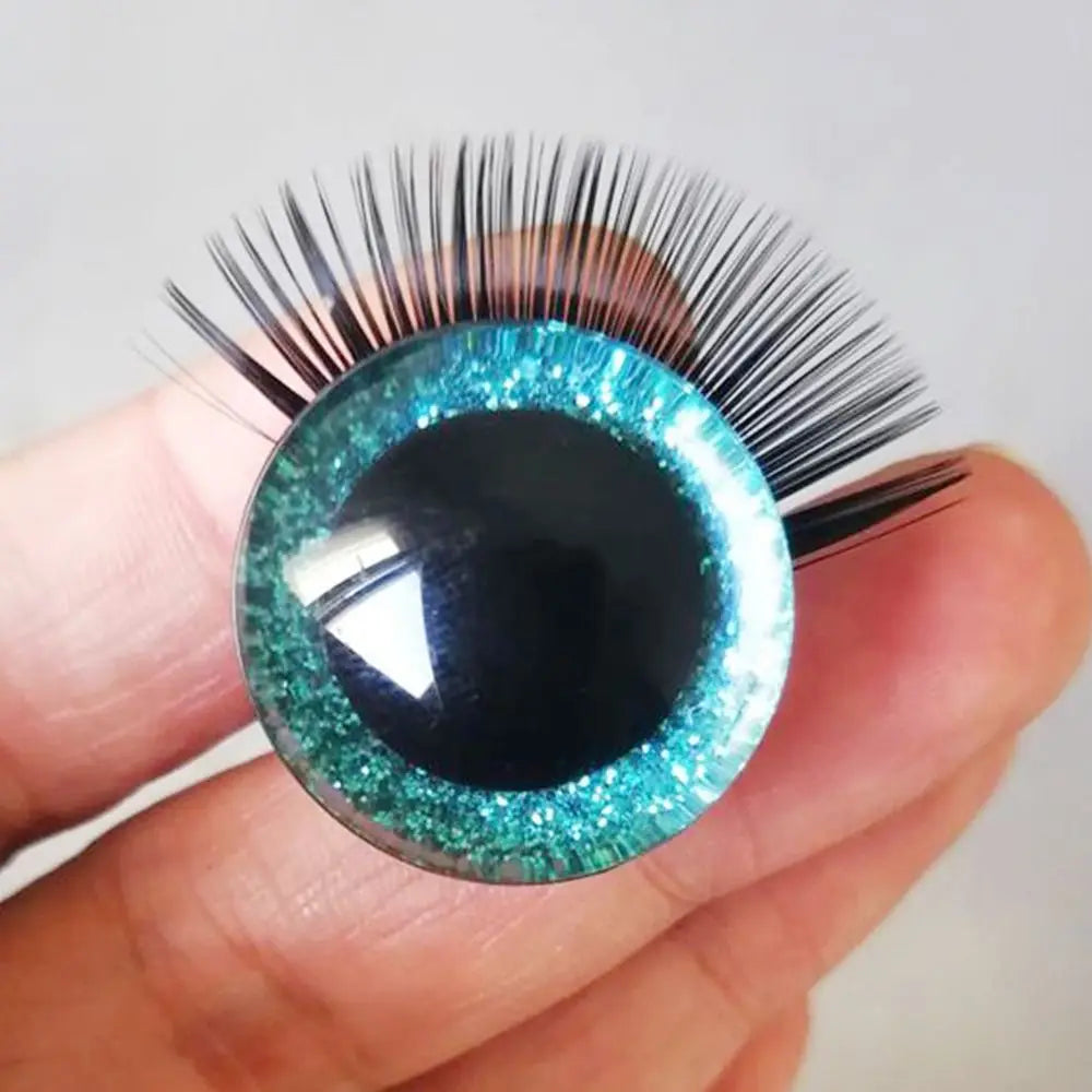 New Doll 1pair for Blythe False Eyelashes Black DIY Toy Eyelashes 9-30mm Making Repair Doll Pretend Play Toy Doll