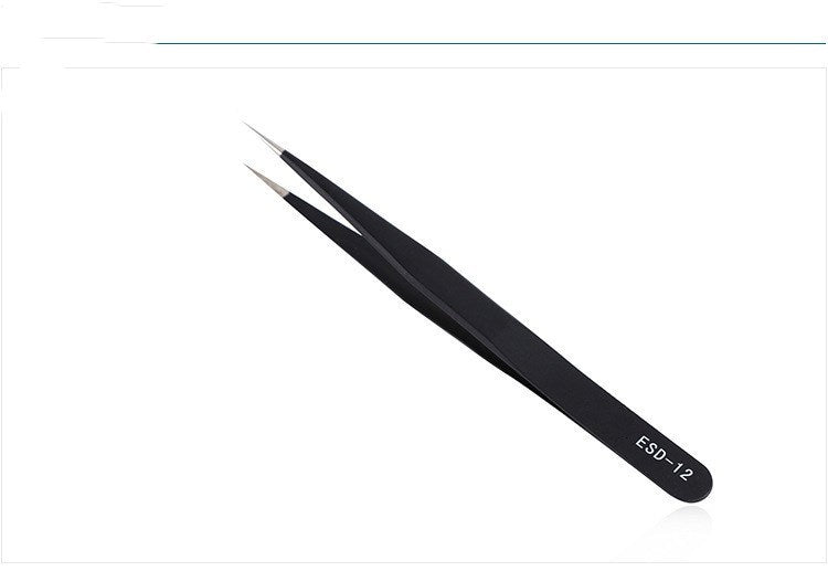 Precision Tweezers Pointed Tweezers Elbow Drill Clamp