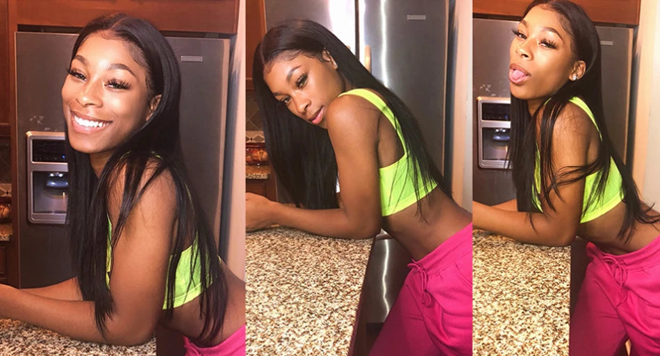 Bone Straight 13A Grade Human Hair Bundles With Closure Malaysian Unprocessed Frontal Tissage Bresiliens Bone Straight Virgin