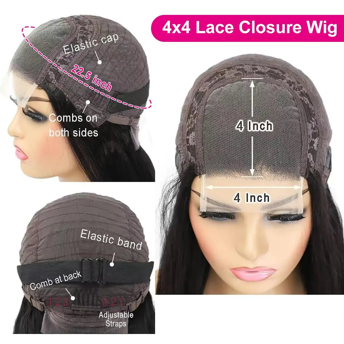 Glueless Wigs Human Hair Wear Go Bob Wigs Straight Lace Front Pre Plucked 13x4 HD Brazilian Transparent Lace Frontal Wig on Sale