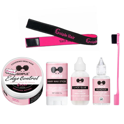 Edge Control Wax for Women Strong Hold Non-greasy Covering Gray Hair Edge Styling Gel for Black No Flaking Hairstyles Pomade