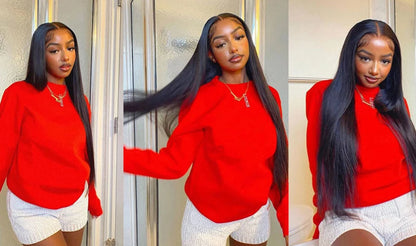 Bone Straight 13A Grade Human Hair Bundles With Closure Malaysian Unprocessed Frontal Tissage Bresiliens Bone Straight Virgin