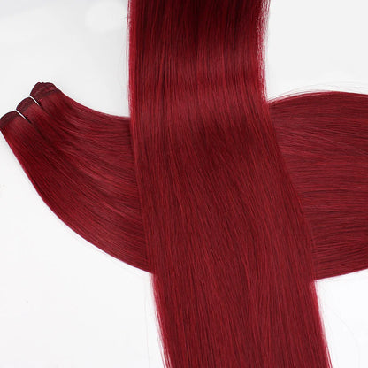 Bio Straight Hair Bundles 26" Natural Soft Heat Resistant Fiber Synthetic Fiber Hair Extensions Protein Straight Hair Weave