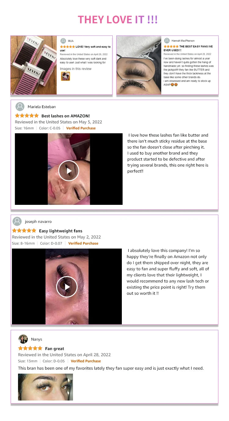 Veyes Inc W Shape Eyelash Extensions Veyelash Automatic Flowering Bloom 3D 4D 5D 6D Premade fans Natural Soft Dense Individual