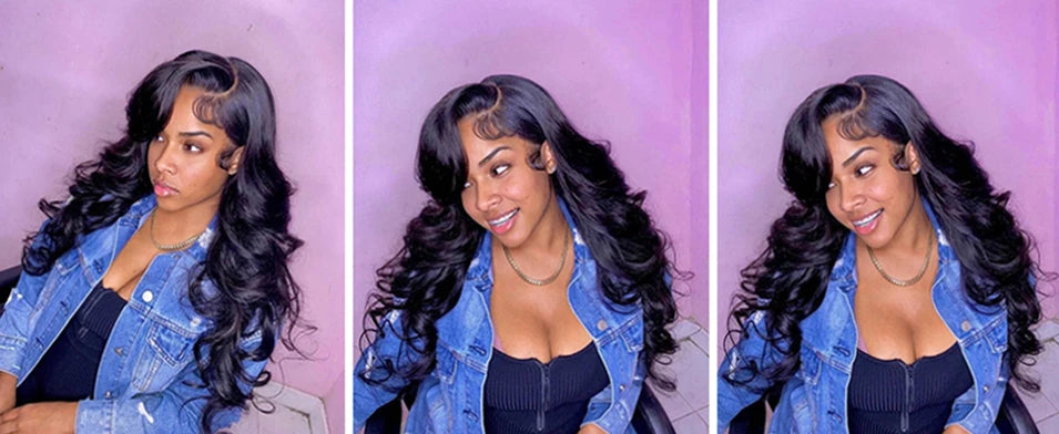 Malaysian Raw Virgin Hair Unprocessed Tissage Human Bundles HD Frontal Loose Wave Bundles With 4X4 Closure Natural Black Deep