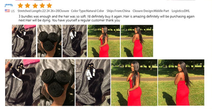 Bone Straight 13A Grade Human Hair Bundles With Closure Malaysian Unprocessed Frontal Tissage Bresiliens Bone Straight Virgin