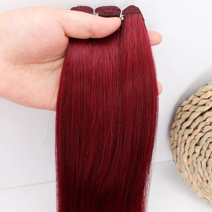 Bio Straight Hair Bundles 26" Natural Soft Heat Resistant Fiber Synthetic Fiber Hair Extensions Protein Straight Hair Weave