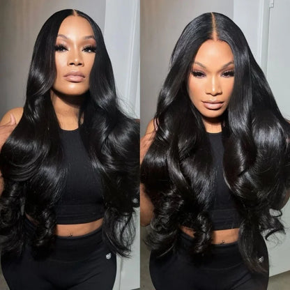 Mossily Body Wave Glueless Wig Pre plucked Lace Frontal Wigs 30 36 Inch Human Hair Wig 5x5 Lace Closure Wigs