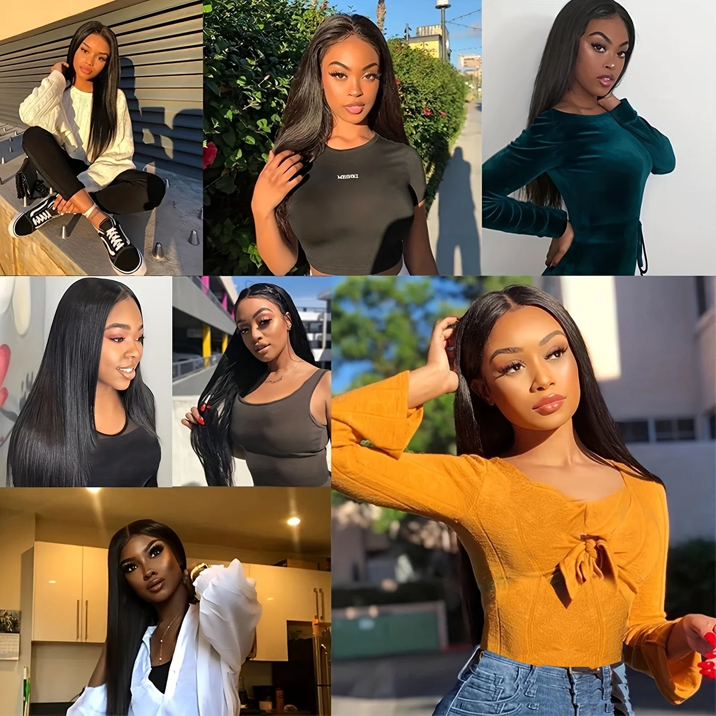 Straight Bundles Human Hair with Frontal Closure Brazilian 100% Human Hair Bundles with 13x4 Lace Frontal Virgin Weave 3 Bundles