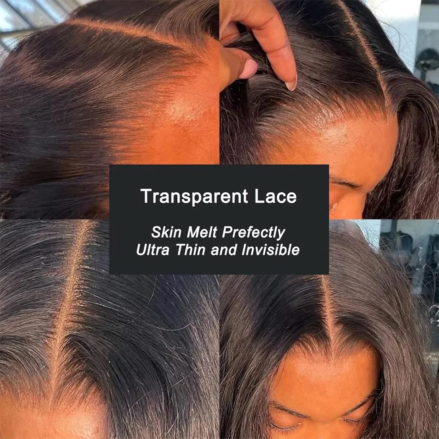 Straight Bundles Human Hair with Frontal Closure Brazilian 100% Human Hair Bundles with 13x4 Lace Frontal Virgin Weave 3 Bundles