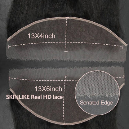 Kinky Straight Curly Baby Hair 13x6 HD Lace Frontal Skinlike Pre plucked 5x5 HD Closure Curly Edge Hairline Brazilian Human Hair