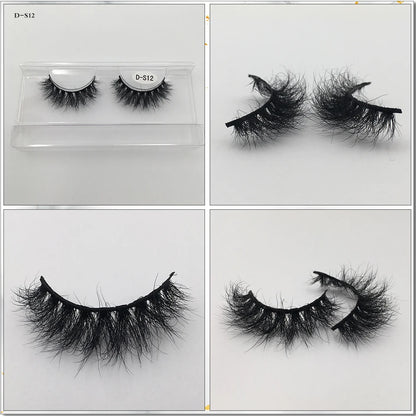 3D Mink Lashes 10-100 Pairs Real Mink Wholesale Makeup Eyelashes Vendor False Eyelash Extension Supplies Natural Full Fake Lash