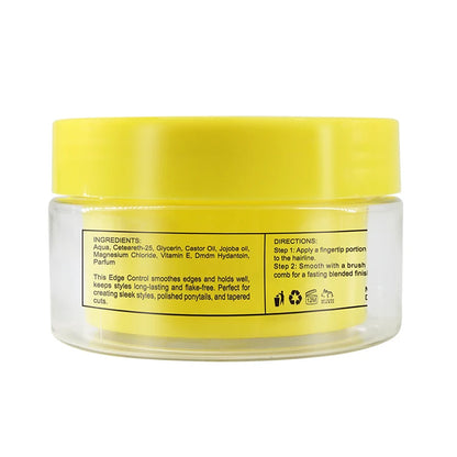 Hair Wax Cream Hair Edge Control Hair Fixative Gel 4 Colors Broken Hair Finishing Hair Styling Cream Finishing Anti-Frizz Tools