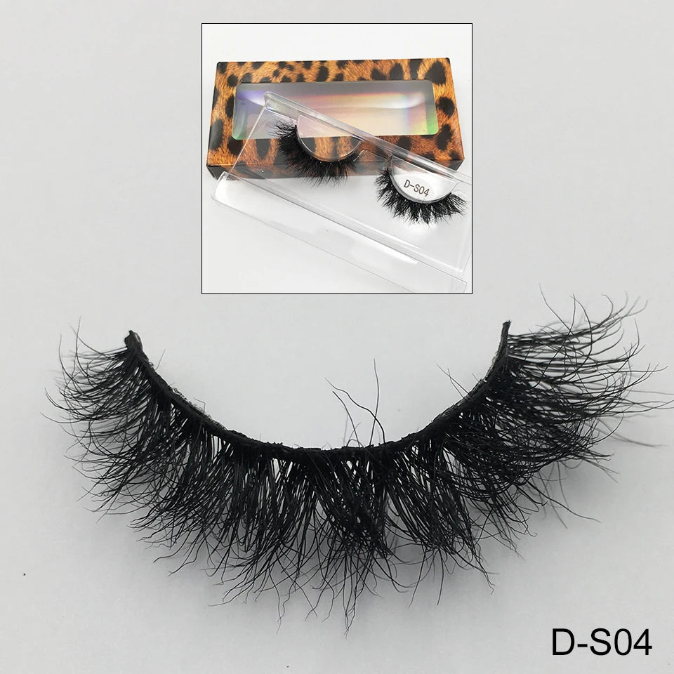 USA Import tariff included Lashes Mink Eyelashes Real Mink Hair Fluffy Messy Soft Natural Lashes Makeup 3d Mink Lashes