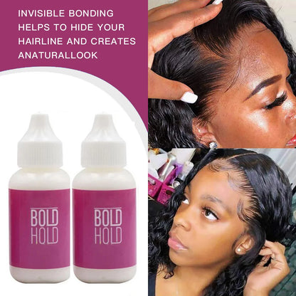 Wig Glue Invisible Lace Glue Waterproof Hair Glue for Lace Wig Toupee Hair Bonding Glue Strong Hold Wholesale Private Label