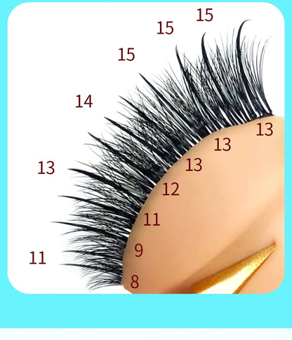 SONG LASHES Wispy Spikes Eyelash Extension Fairy Eyelashes Promade  Fans For Extensiones