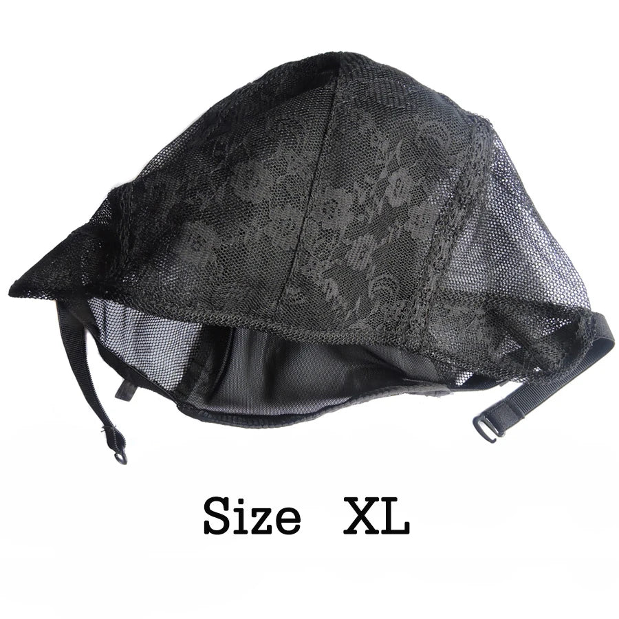 Alileader Adjustable Wig Caps For DIY Wig S/L/XL Base Cap Black Weaving Wig Tools Cap Lace Wig Caps Weave Cap For Making a Wig