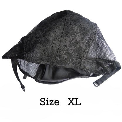 Alileader Adjustable Wig Caps For DIY Wig S/L/XL Base Cap Black Weaving Wig Tools Cap Lace Wig Caps Weave Cap For Making a Wig