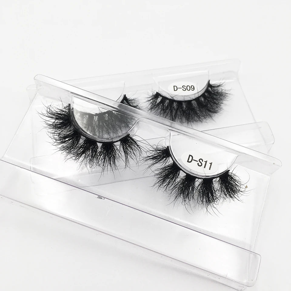 USA Import tariff included Lashes Mink Eyelashes Real Mink Hair Fluffy Messy Soft Natural Lashes Makeup 3d Mink Lashes