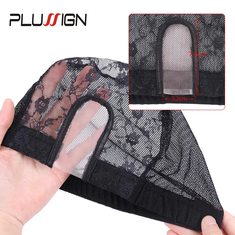 U Part Wig Caps For Making Wigs Breathable Hair Net Wig Accessories Plussign Professional Wig Making Tools Dome Cap