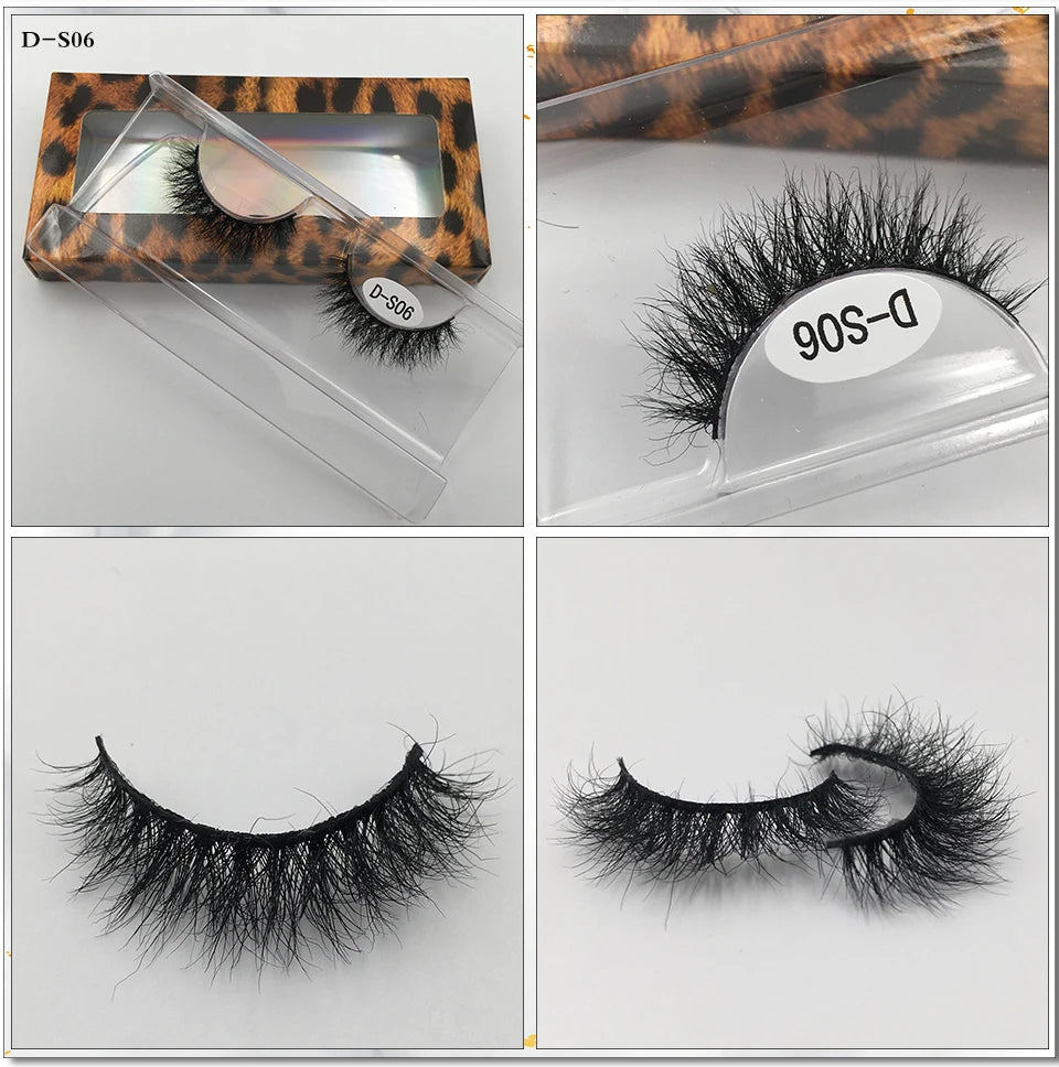 USA Import tariff included Lashes Mink Eyelashes Real Mink Hair Fluffy Messy Soft Natural Lashes Makeup 3d Mink Lashes