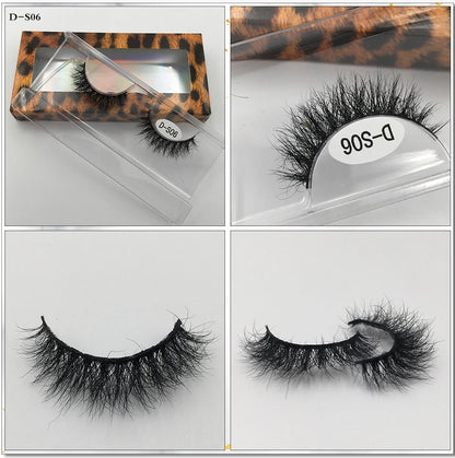 USA Import tariff included Lashes Mink Eyelashes Real Mink Hair Fluffy Messy Soft Natural Lashes Makeup 3d Mink Lashes