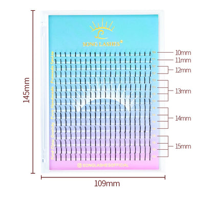 SONG LASHES Wispy Spikes Eyelash Extension Fairy Eyelashes Promade  Fans For Extensiones