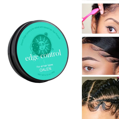 Hair Wax Cream Hair Edge Control Hair Fixative Gel 4 Colors Broken Hair Finishing Hair Styling Cream Finishing Anti-Frizz Tools