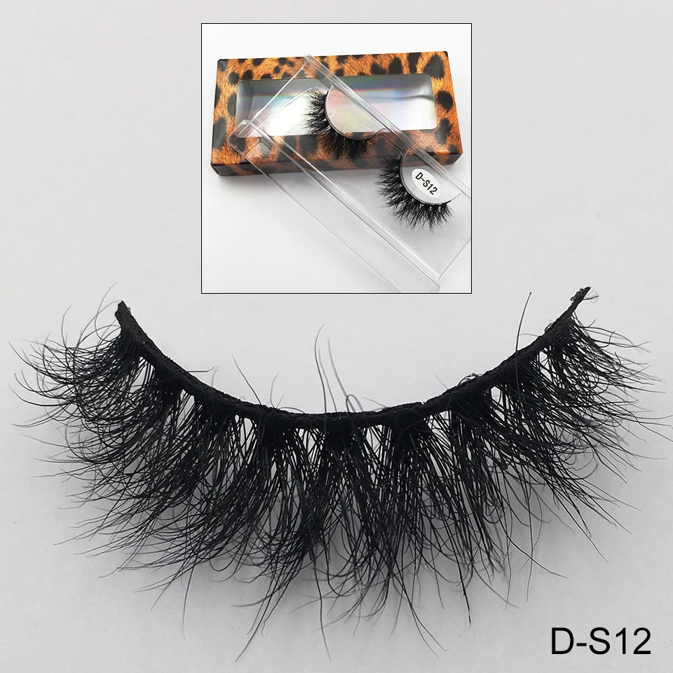 USA Import tariff included Lashes Mink Eyelashes Real Mink Hair Fluffy Messy Soft Natural Lashes Makeup 3d Mink Lashes
