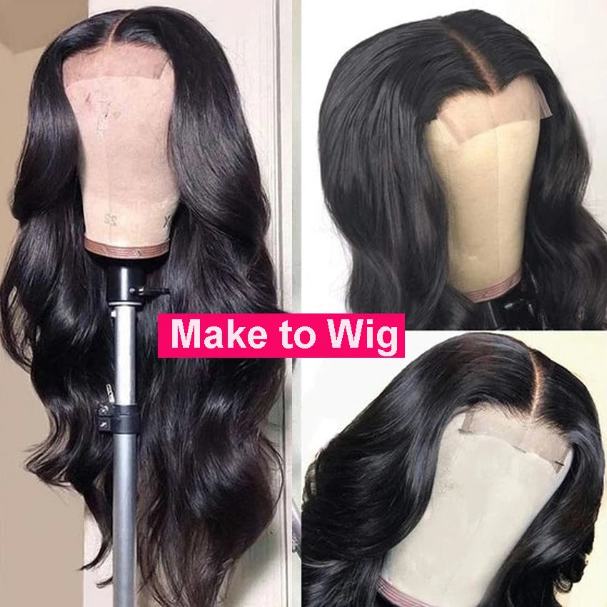 4x4 5x5 6x6 HD Lace Closure Only Body Wave Transparent Lace Frontal Closures Remy Brazilian Human Hair Lemoda HD Lace Closure