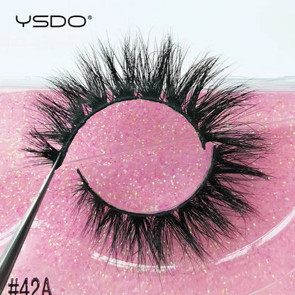 YSDO 1 pair cross mink eyelashes soft real 3d lashes maquiagem false eyelashes dramatic wispy lashes makeup cilios faux cils