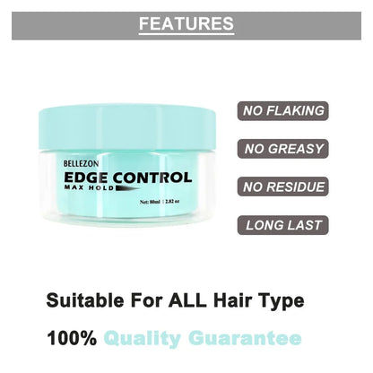 Hair Wax Cream Hair Edge Control Hair Fixative Gel 4 Colors Broken Hair Finishing Hair Styling Cream Finishing Anti-Frizz Tools