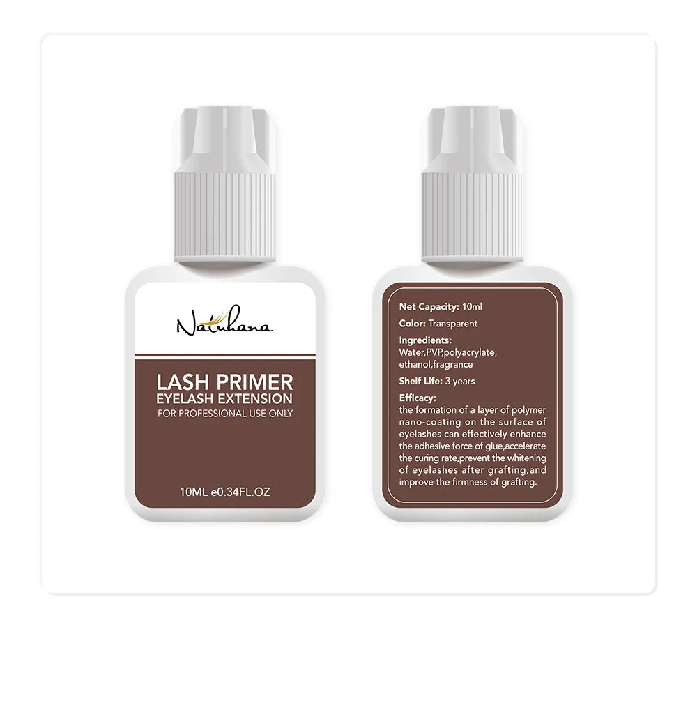 10ml Eyelash Extension Primer for Lash Application Extend Time Adhesive Bonding Strength False Eyelashes Fixing Agent Glue Tools