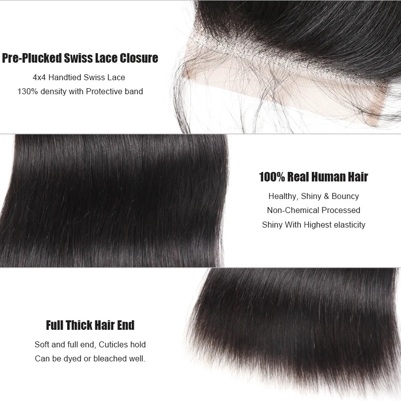 5x5 HD Lace Closure Brazilian Body Wave Closure 6x6 Lace Closure Human Hair Unprocessed Virgin Hair 13x4 Lace Front Human Hair