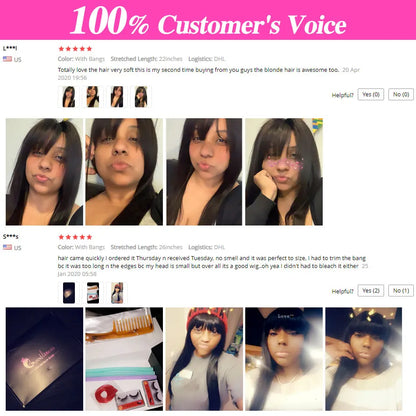 360 Full Lace Frontal Wig Fringe Body Wave Lace Front Wig Human Hair Wigs With Bangs Glueless Brazilian Wigs On Sale Clearance