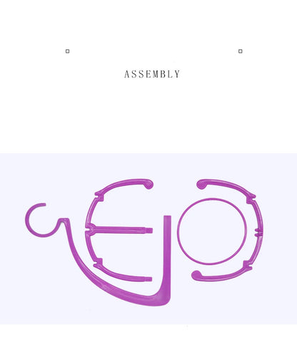 Multifunctional Adjustable Wig Stand Plastic Hat Display Wig Head Holders Portable Folding Wig Stable Tools