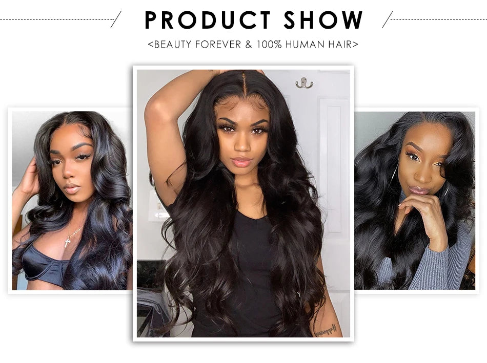 Beauty Forever EasiContout Body Wave V Part Human Hair Wig Seemless Upgrade U Part Wig 100% Raw Virgin Human Hair Wig
