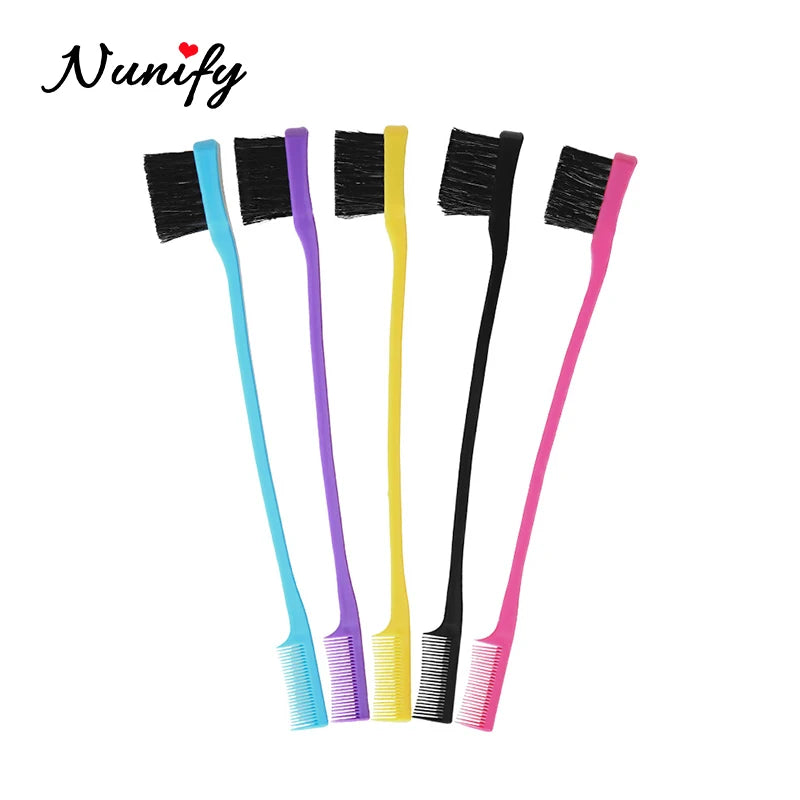 Edge Laying Scarf Elastic Headband For Wigs Lace Frontal 3Pcs Lace Melting Band With 1Pcs Double Side Edge Control Hair Comb