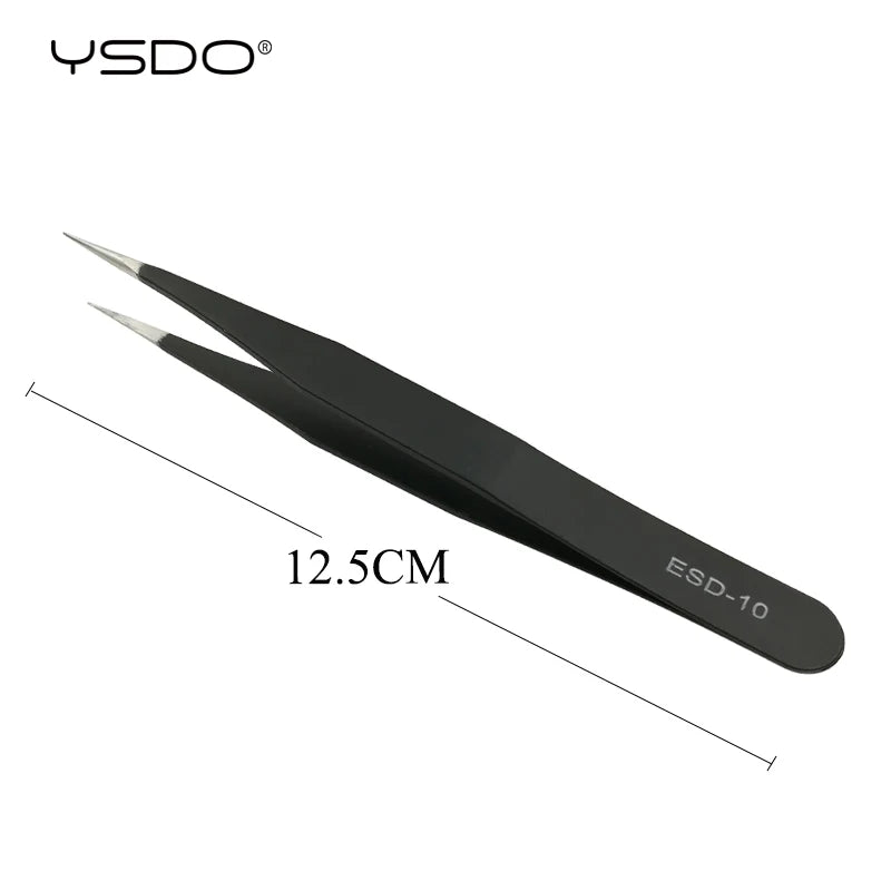 1 Pcs eyelashes tweezers eyelash extension tweezers makeup tools for individual lashes stainless steel tweezers