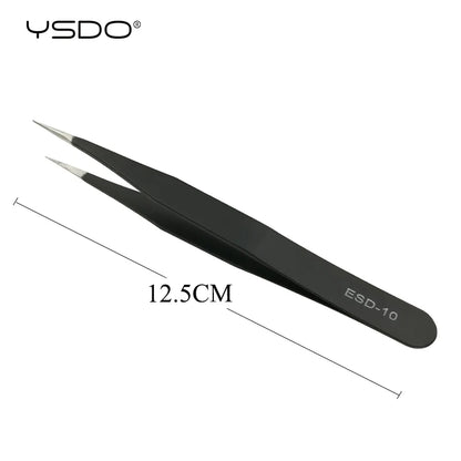 1 Pcs eyelashes tweezers eyelash extension tweezers makeup tools for individual lashes stainless steel tweezers